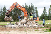 Aktinomeetriapaviljon 15. septembri 2022 õhtul. Jaan Peldi foto.